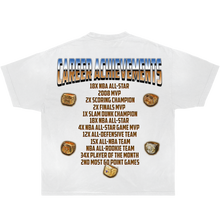 Load image into Gallery viewer, Kobe Bryant Flip Off Career Awards Boxy Vintage Graphic Basketball Tee Streetwear Y2K