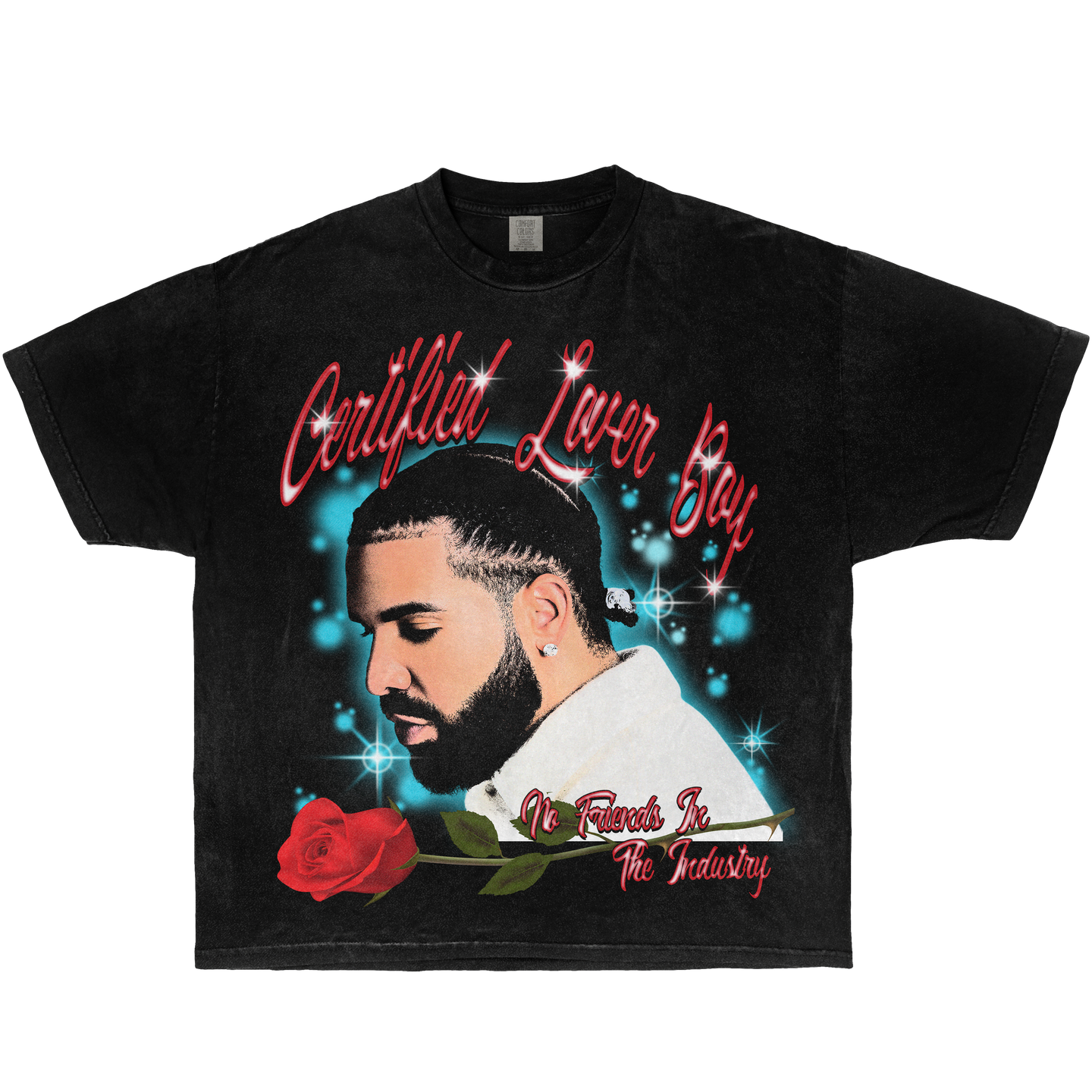 Drake Certified Lover Boy Boxy Vintage Shirt Streetwear Y2K Graphic Basketball Tees