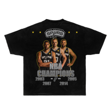 Load image into Gallery viewer, San Antonio Spurs 2014 NBA Championship Front &amp; Back Tee In Black or White
