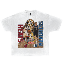 Load image into Gallery viewer, NBA 2006 Finals Heats Vs Dallas Vintage Boxy Shirt
